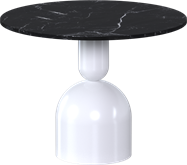 White Ava Side Table